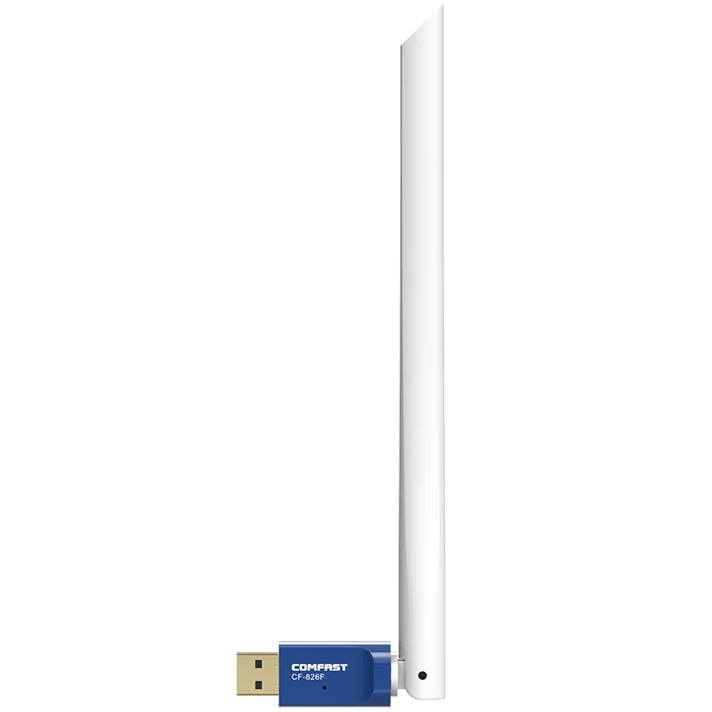 Comfast CF-826F 300 Мбит/с беспроводной USB Wi-Fi адаптер для ресивера 2,4 ГГц USB Wifi 802.11n/g/b сетевая карта ПК Wi-Fi ключ 6dBi антенна