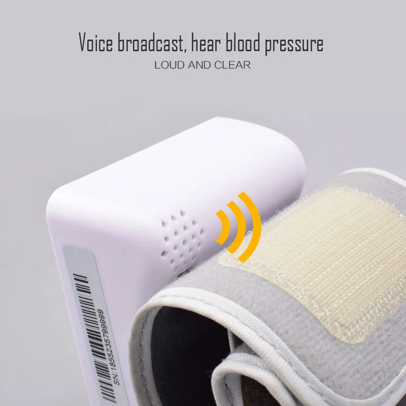 Wrist Blood Pressure Heart Monitor Tensiometer BP Pulse Rate Meter Tonometer LCD Digital Household Automatic Sphygmomanometer-10