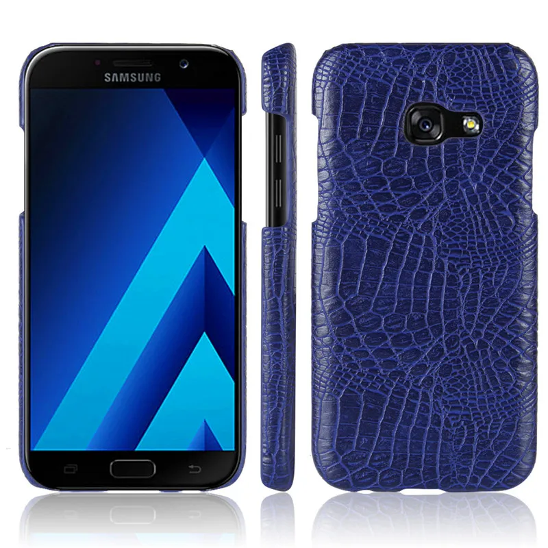 Чехол с крокодиловой текстурой для Samsung A5 2017 A520 жесткая задняя крышка из