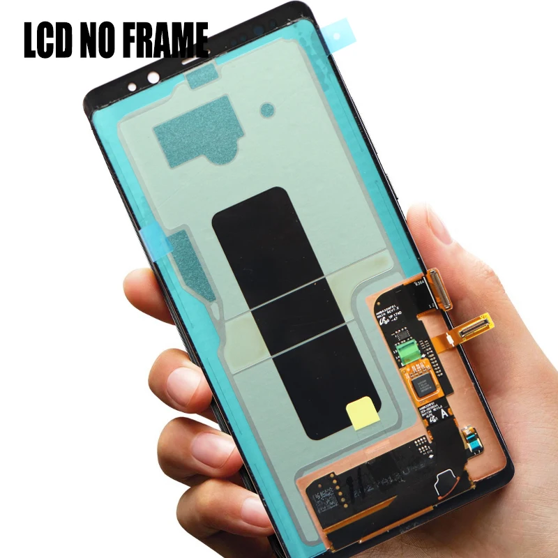 6,3 ''Супер AMOLED Сервисный пакет lcd для SAMSUNG GALAXY Note 8 Note8 дисплей кодирующий преобразователь сенсорного экрана в сборе