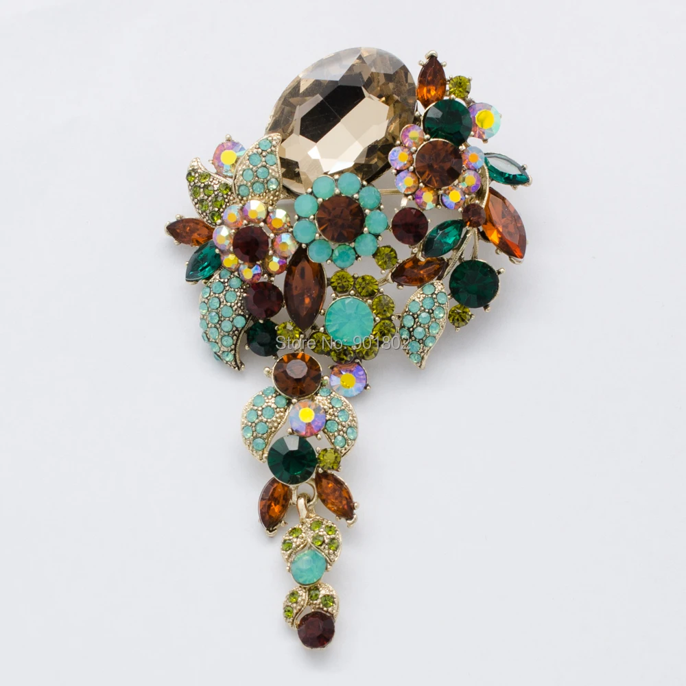 Женская подвеска булавка брошь со стразами кристаллами Pins ювелирные аксессуары