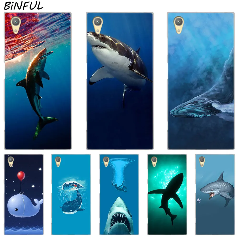 ocean Whale Sharks fish Clear Cover Case for Sony Xperia Z3 Z5 Premium M4 Aqua M5 X XA XA1 C4 C5 E4 E5 XZ XZ2 Compact Plus | Мобильные