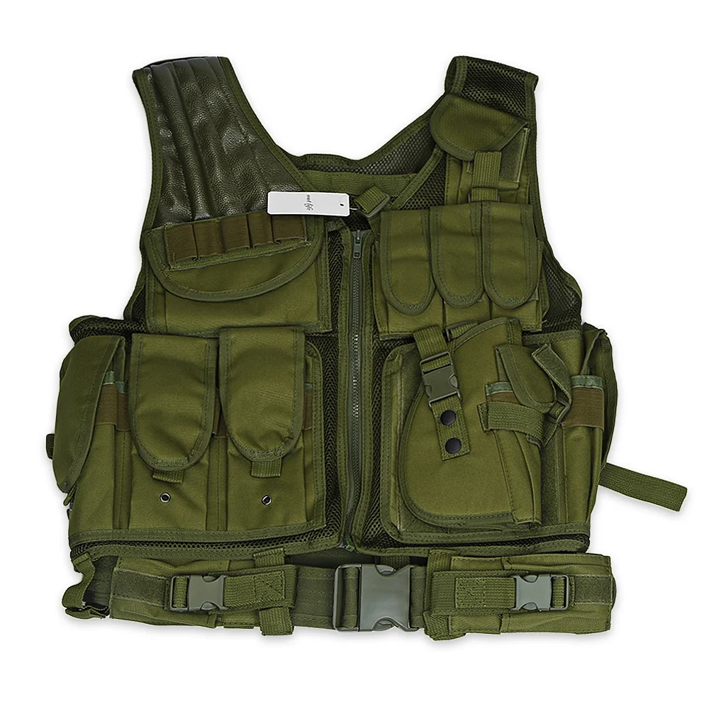 

Gameit Camouflage Military Tactical Vest Military Swat Wargame Body Molle Armor Hunting Vest CS Outdoor Jungle Equipment