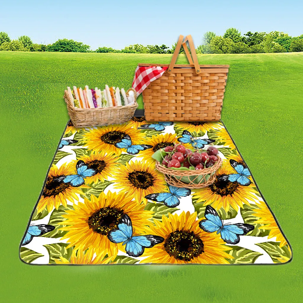 التخييم معدات مقبض تصميم 3D الرقمية الطباعة كامل البوليستر أكسفورد القماش سجادة للرحلات/افريقي طوي في الهواء الطلق التخييم حصيرة