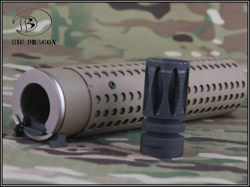 Большой дракон KAC стиль QD глушитель с QD Flash Hider