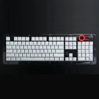 

Keycaps for Backlit Mechanical Keyboard Crystal Edge MX Stem Key Cap with Key Puller Removal Tool 104 Keys Full Set