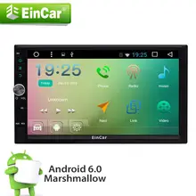 Android 6.0 Car HeadUnit 7 ”Doble Din Radio Estéreo SIN DVD GPS Wifi 4G Vehículo Auto Estéreo Del Coche Espejo con Pantalla Táctil Radio