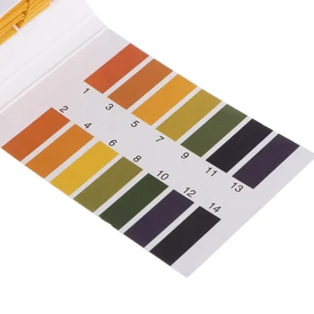 

80 Pcs Test Paper 1-14 PH Solution Strips Litmus Tool Kit Indicator Aquarium Pond