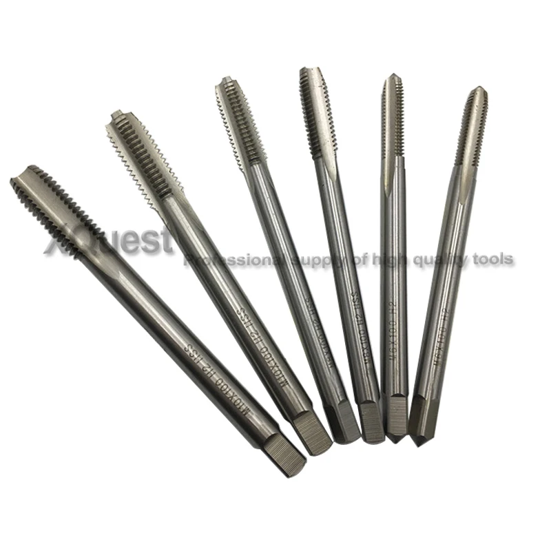 XQuest HSS Long Shonk Hand Tap M3 M4 M5 M6 M8 M10 M12 M14 100mm Extended Extra Long handle Fine Thread taps M8X1 M10X1 M12X1.5