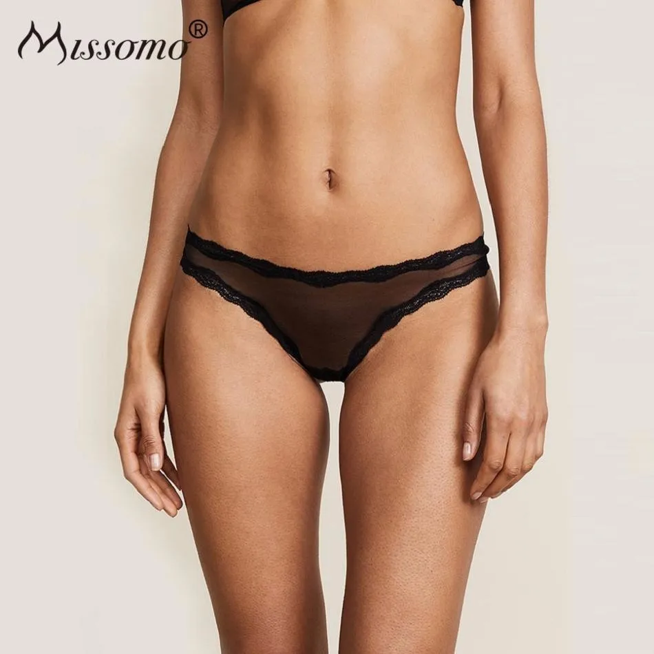 

Missomo Women G String Boxer Sexy Ladies Lace Thong Panties Porno Simple And Sexy Perspective Light Shell Lace Low Waist Thong