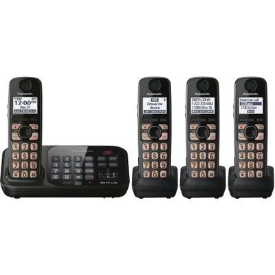 الرقمية هاتف لاسلكي مع Handfree صوت البريد الخلفية الثابتة اللاسلكية الهاتف ل مكتب المنزل تجارية (سابقا)