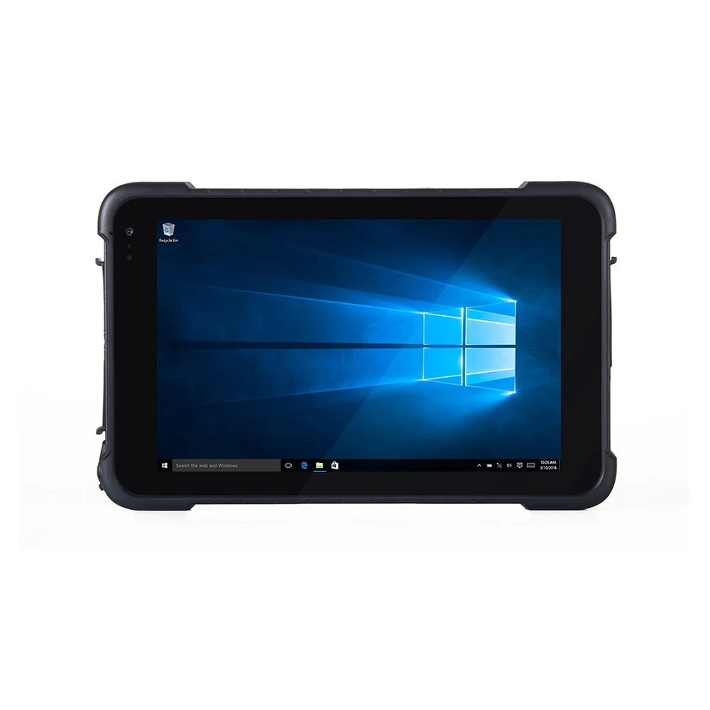 Rugline RT86 Windows 10 Home Outdoor Waterproof IP67 Industrial Barcode Scanner Rugged Tablet with 3G WIFI