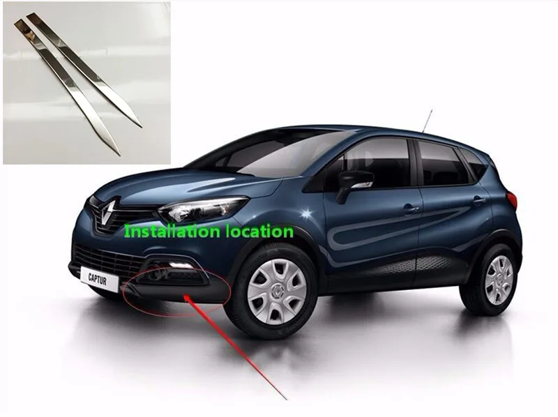 Автомобильный Стайлинг Abaiwai для Renault Captur 2015 2016 передние Угловые отделки защитные