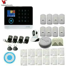 YoBang Security IOS Android APP Wireless IP Camera Home Security Surveillance Alarm System Smoke Detection Alarm Glass Detector