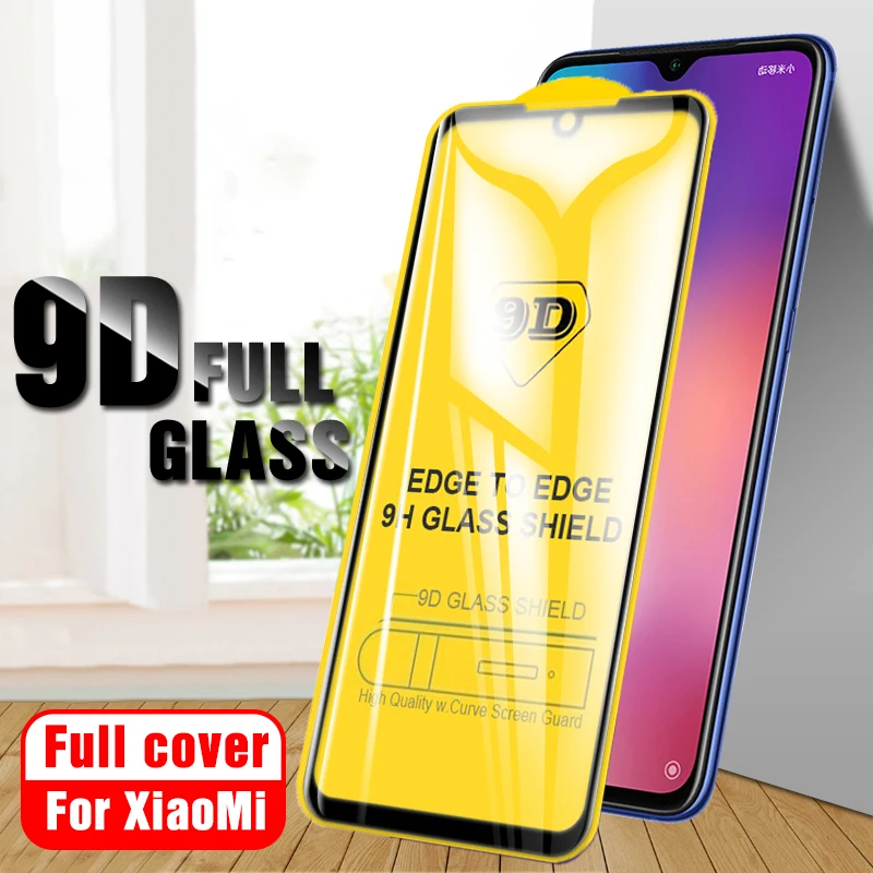 

9D Full Cover Protective Film Tempered Glass For Xiaomi mi 9 Glass A2 mi 8 lite 5X 6X screen protector For Xiaomi mi 9 Glass