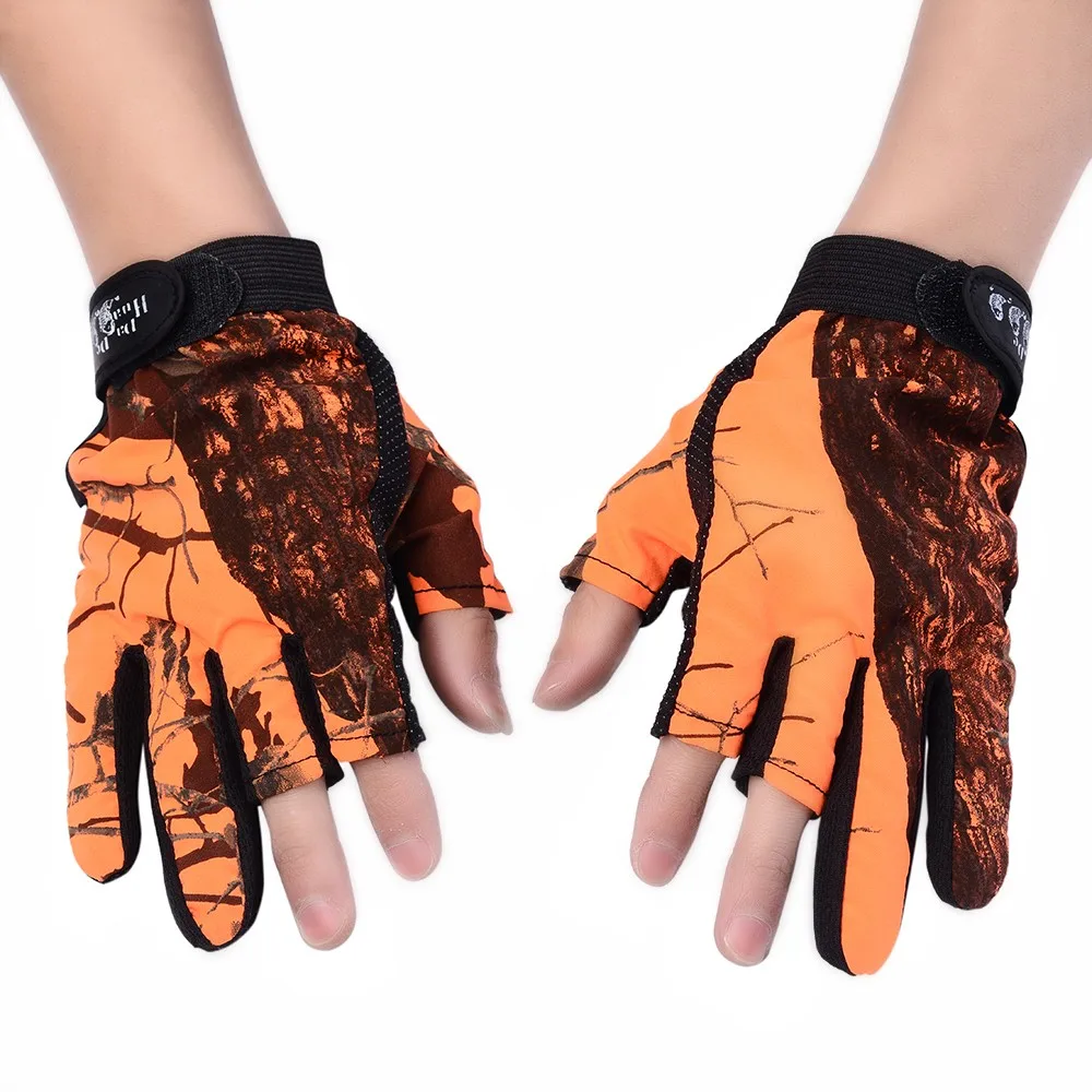 

Outdoor Gloves High Quality Anti-slip Fishing Gloves Breathable Wear Resistant 3 Low-Cut Fingers Fishing Gloves Free Shipping