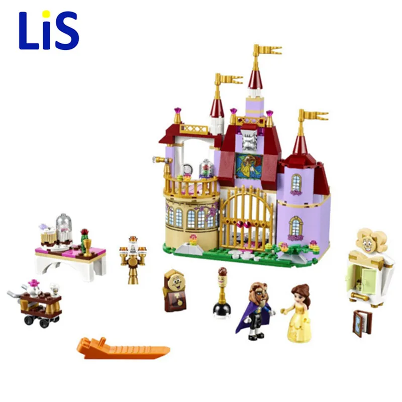 

Lis 37001 Princess Belles Enchanted Castle Building Blocks For Girl Kids Model Toys blocks Compatible with legong Friends 10565