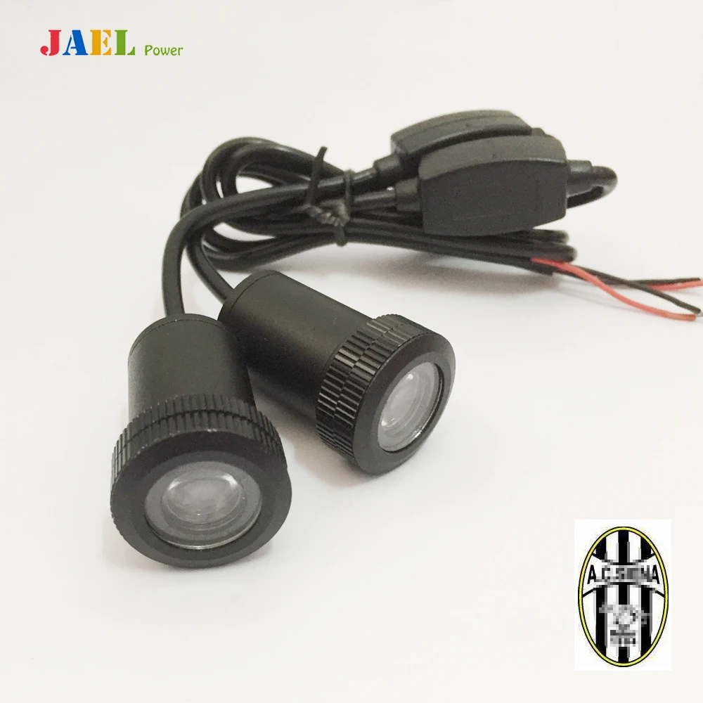 

2PCs LED Car door welcome light Case For A C SIENA Led Logo Light courtesy led car laser projector Logo Ghost Shadow Light