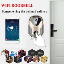 Видеодомофон WiFi ip-камера Беспроводная сигнализация дверной звонок HD визуальный домофон WiFi дверной Звонок дверь камера видеонаблюдения
