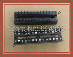 

17PCS 28pin DIP IC sockets Adaptor Solder Type 28 pin Narrow body