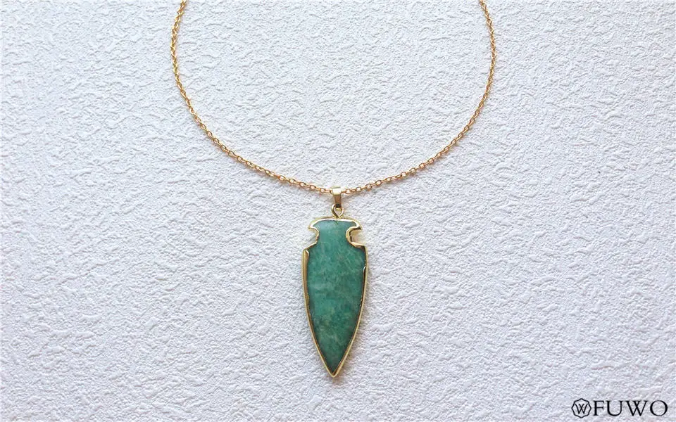 Amazonite Arrowhead Necklace 7