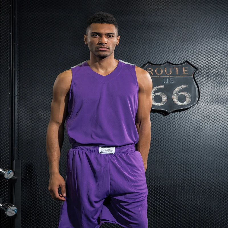 Мужские Баскетбол устанавливает Человек Баскетбол Майки взрослых спортивные костюмы мужские Бег комплекты для взрослых тренировочные костюмы мужской спортивный жилет и Шорты