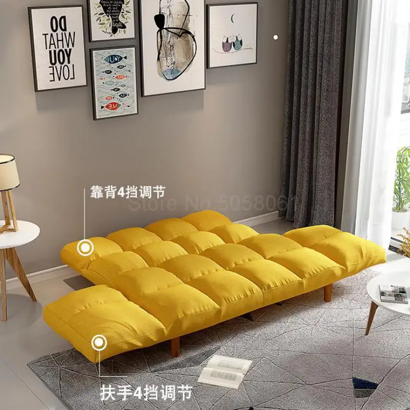 

Solo Lazy Sofa Small Huxing Sofa Bed Sheet Bedroom Double Net Red Simple Folding Bed Tatami Sofa