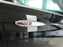 Стайлинга автомобилей! Только для Левостороннего расположения! Для BMW X5 F15 2014 2015 Боковые Ручки Двери крышка Отделка Комплект