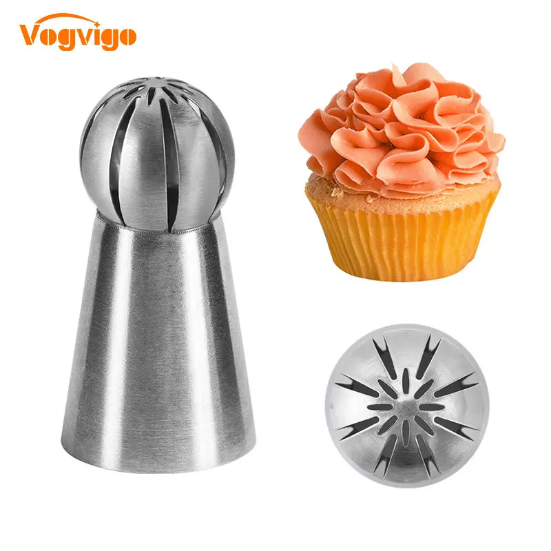 

VOGVIGO Cake Decorating Tools Confectionery 304 Stainless Steel Nozzles Dessert Flower Fondant Icing Piping Nozzles Decor Tools