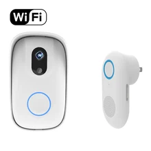 Фотографический беспроводной дверной звонок маленький IP63 Водонепроницаемый Смарт 2,4G WiFi домофон система