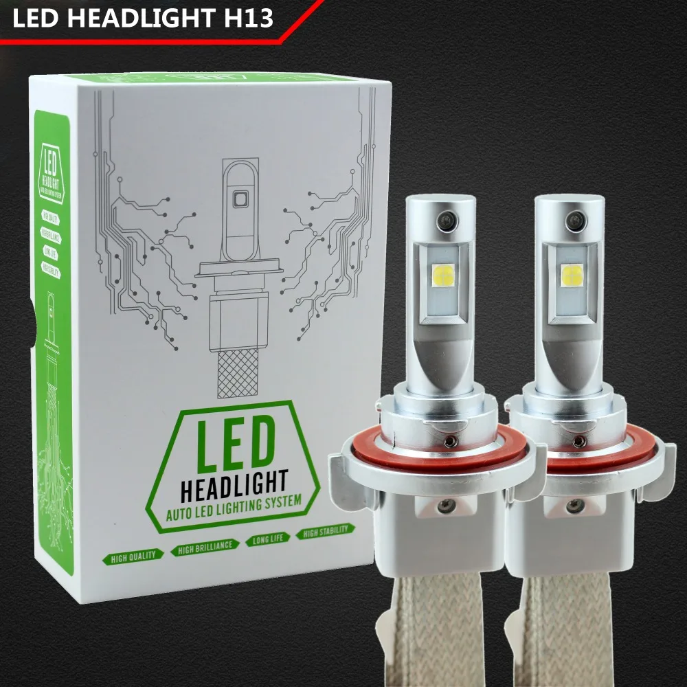 10000lm H7 H11 H13 9005/HB3 9006/HB4 H4 Автомобильные 6s светодиодные фары комплекты ближнего