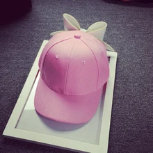 Летняя бейсболка новая хлопковая шляпа негабаритная бейсболка с бантом Регулируемая Хип-хоп одноцветная бейсболка уличная