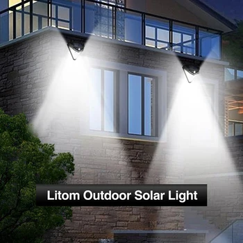 

38LED Solar Powered Motion Sensor Light Outdoor Garden Security Wall Lights