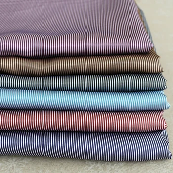 

soft polyester satin material textille super thin stripe fabric diy