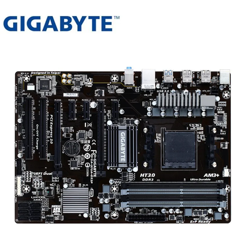 Для Gigabyte GA-970A-DS3P оригинальная новая системная плата AMD Socket LGA 1151 DDR3 USB3.0 SATA3.0 VGA+ AM3/AM3