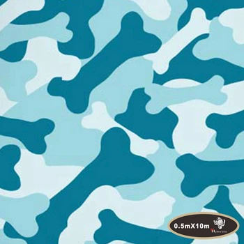 

Free shipping!Bone shape camouflage hydrographic film water transfer printing film 0.5M*10M aqva print HFC007