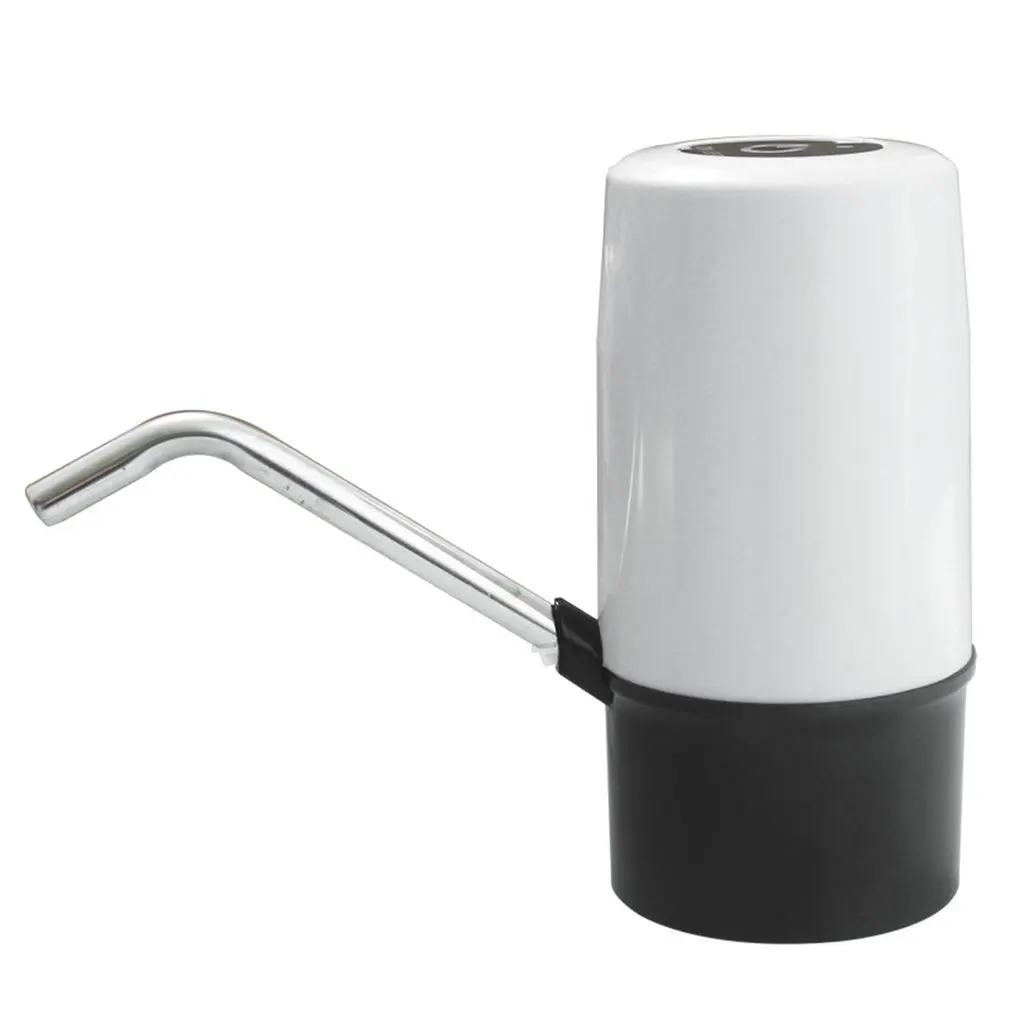 Автоматический электрический портативный диспенсер для водяного насоса USB Перезаряжаемый питьевой дозатор для бутылки Посуда для напитков инструмент для домашнего офиса - Цвет: white