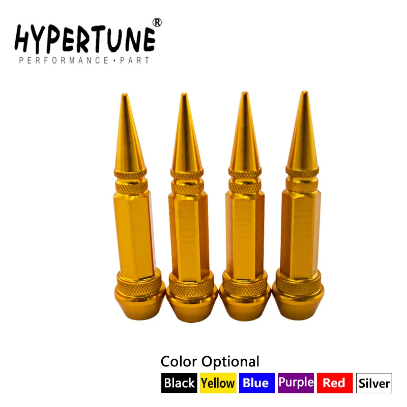 

Hypertune - 4 шт./компл. универсальные автомобильные шины для велосипеда, колпачки для клапана, колпачки для штока, колеса, диски, такие как гоночные гайки, HT-WR12