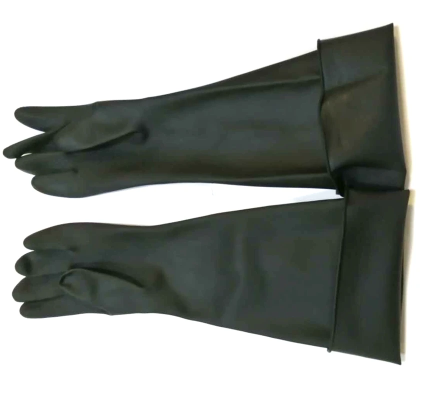 2 pieces /1pair sandblasting gloves sand blast glove 60cm free shipping