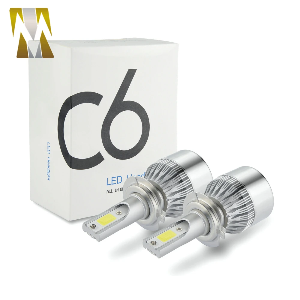 Car Lights Bulbs LED 12V H1 H3 H4 H7 H8 H9 H11 H13 HB1 HB2 HB3 HB4 HB5 880 881 9003 9004 9005 9006 9007 9008 Auto Headlights Kit (3)