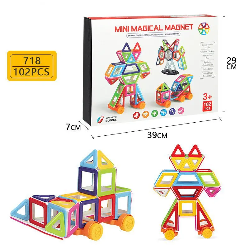 Designer 40/76/102 Pieces Mini Building Blocks English Box DIY