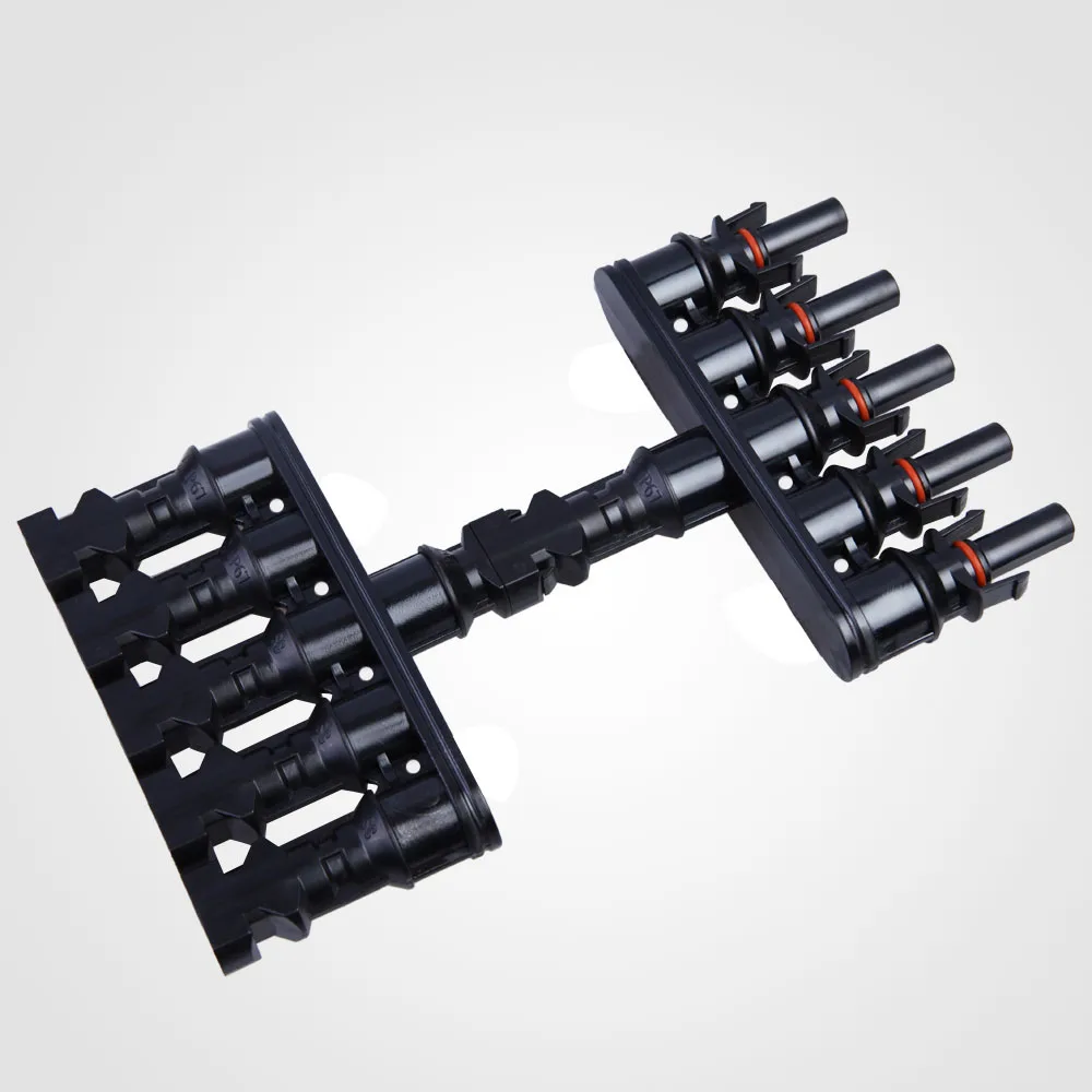 High Quality Solar Panel MC4 5 to 1 T Branch Connectors Cable Coupler Combiner battery terminal Connector Conectores Electricos