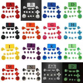 

JCD For PlayStation for Dualshock 4 for PS4 Pro Controller JDS-040 JDS040 R2 L2 R1 L1 Dpad Buttons Mod Kit - Green Black Red