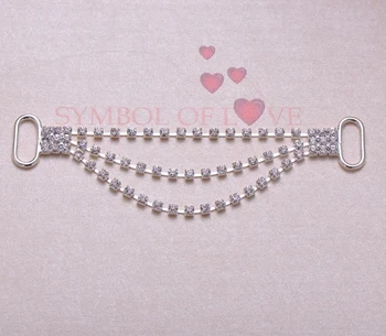 

(J0625) 98mmx35mm ,15mm bar,rhinestone connector for hair jewelry,silver plating,100pcs/lot