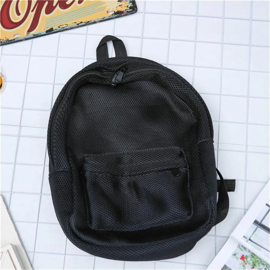 

OCARDIAN mochilas Fashion Hollow Mesh Shoulder Bag Schoolbags Casual #23 2017 Gift