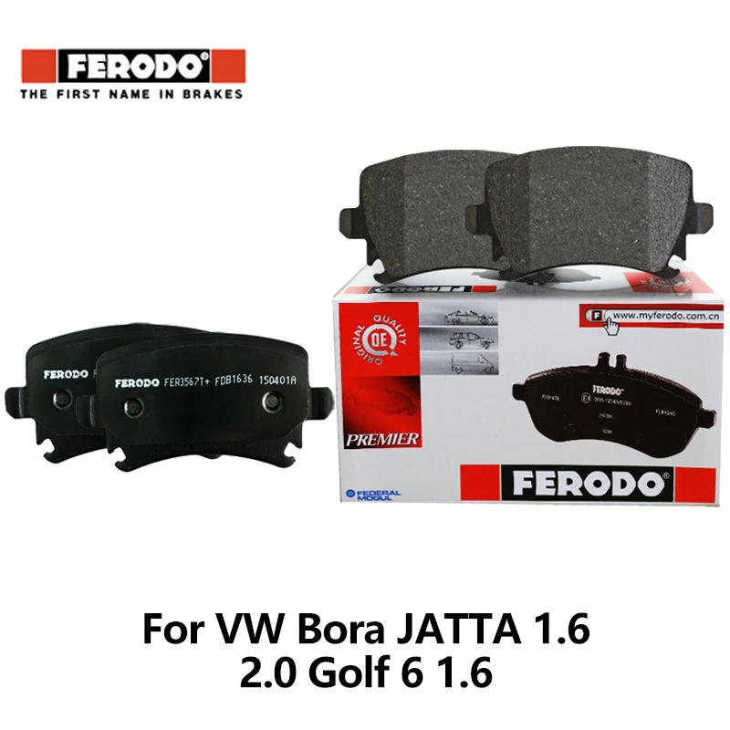 4pieces/set Ferodo Front Car Brake Pads For VW Bora Jetta 1.6 2.0 1.6L