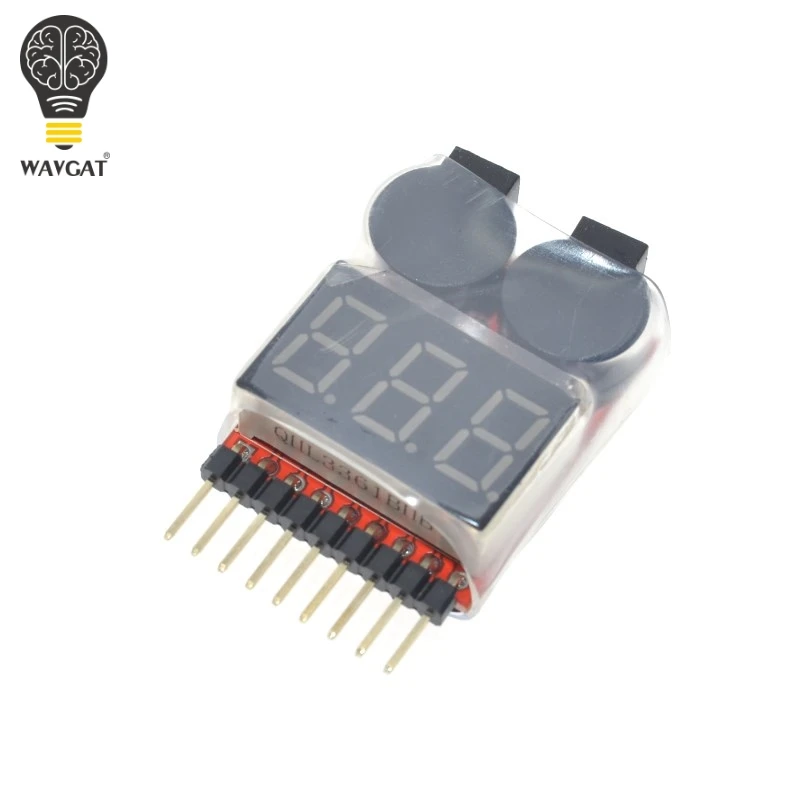 Низковольтный зуммер сигнализации 1 8S Lipo/li ion/Fe Напряжение батареи 2 в тестер самый