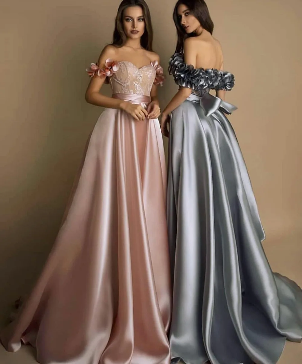 

Verngo Satin Vintage Pink Evening Dresses 2019 Elegant Formal Dress Long Ribbons Evening Gown Vestido De Noche