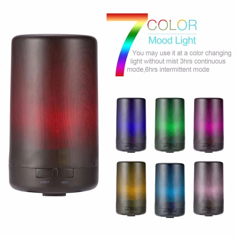 

USB Fragrance Machine Electric Essential Oil Diffuser Automatic Air Freshener Ultrasonic Sprayer Machine With 7 Color LED Light