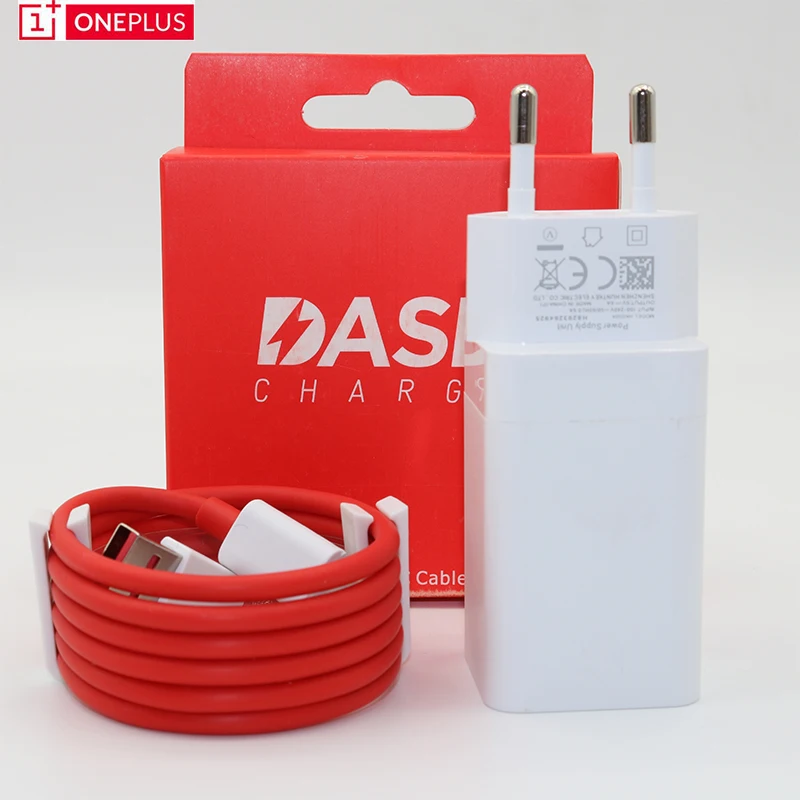 

Original ONEPLUS 6 Dash Charger one plus 5T 5 3t 3 Smartphone 5V/4A usb wall travel adapter &USb 3.1 Type C fast charge cable
